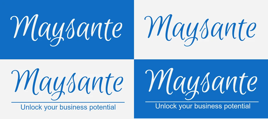 new brand identify for Maysante logo