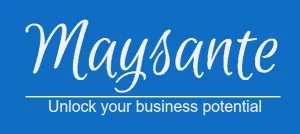 Maysante Logo with link to homepage