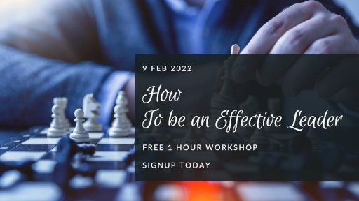 Effective Leader Workshop sign up link